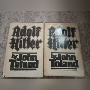 Adolf Hitler John Toland Volumes 1 & 2 Set Complete Hardcover 1976 Biography